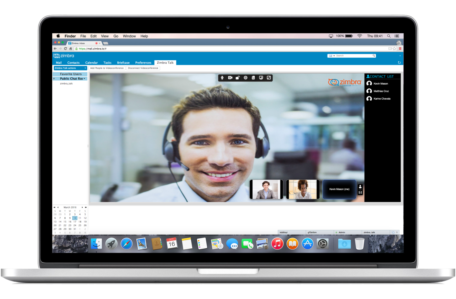 zimbra talk - esempio