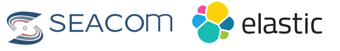 Seacom & Elastic Loghi Seacom & Elastic